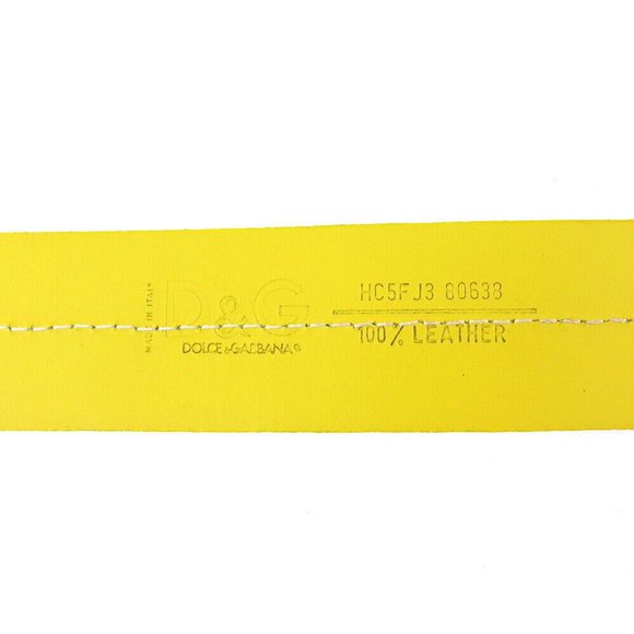 Authentic DOLCE & GABBANA Belt # 80 Size USED main image 4